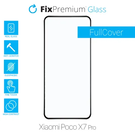 FixPremium FullCover Glass - Edzett üveg - Xiaomi Redmi Note 14 Pro 4G 24116RACCG