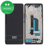 Xiaomi Redmi Note 14 Pro+ 5G 24094RAD4G - LCD Kijelző + Érintőüveg + Keret (Midnight Black) TFT