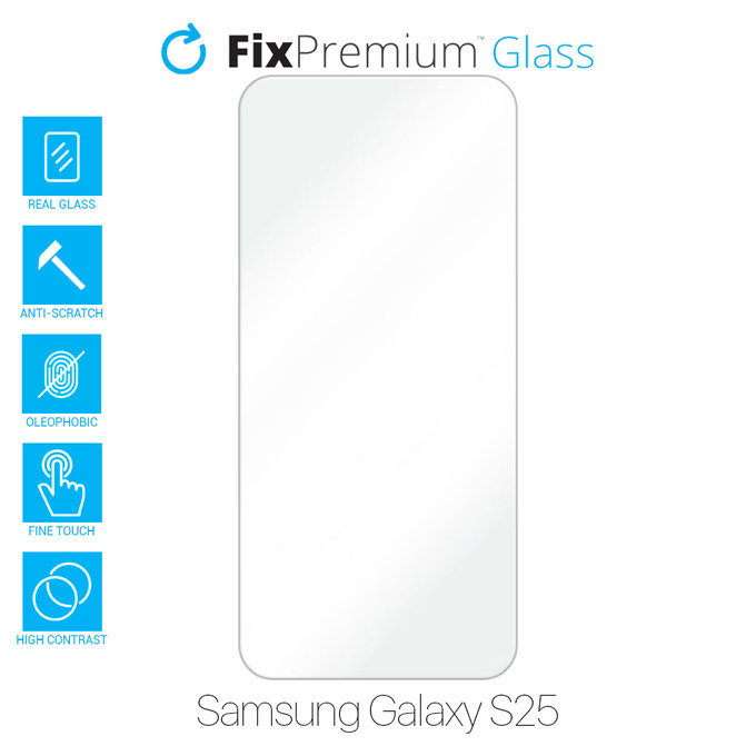 FixPremium Glass - Edzett üveg - Samsung Galaxy S25
