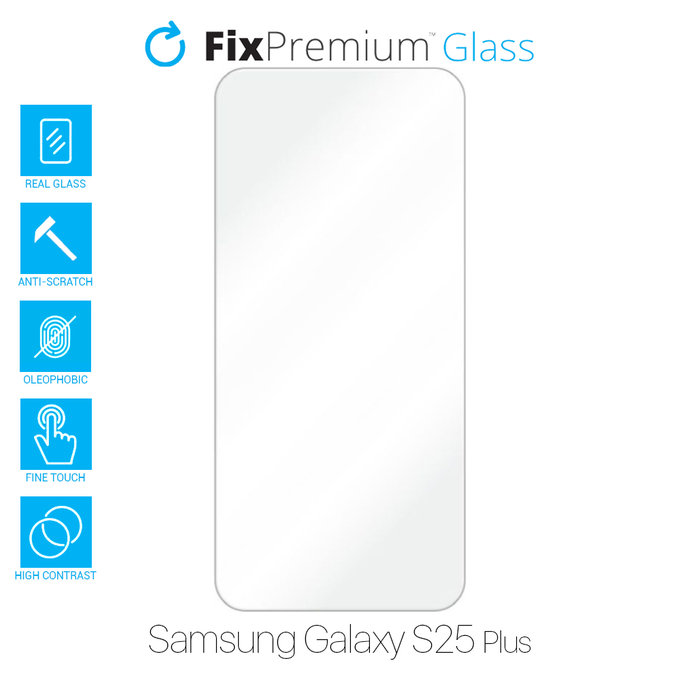 FixPremium Glass - Edzett üveg - Samsung Galaxy S25 Plus