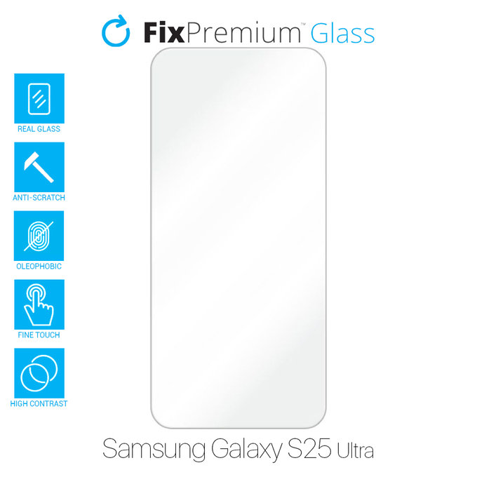 FixPremium Glass - Edzett üveg - Samsung Galaxy S25 Ultra