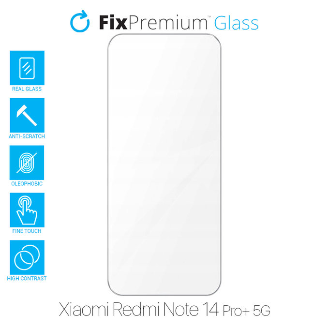 FixPremium Glass - Edzett üveg - Xiaomi Redmi Note 14 Pro+ 5G 24094RAD4G