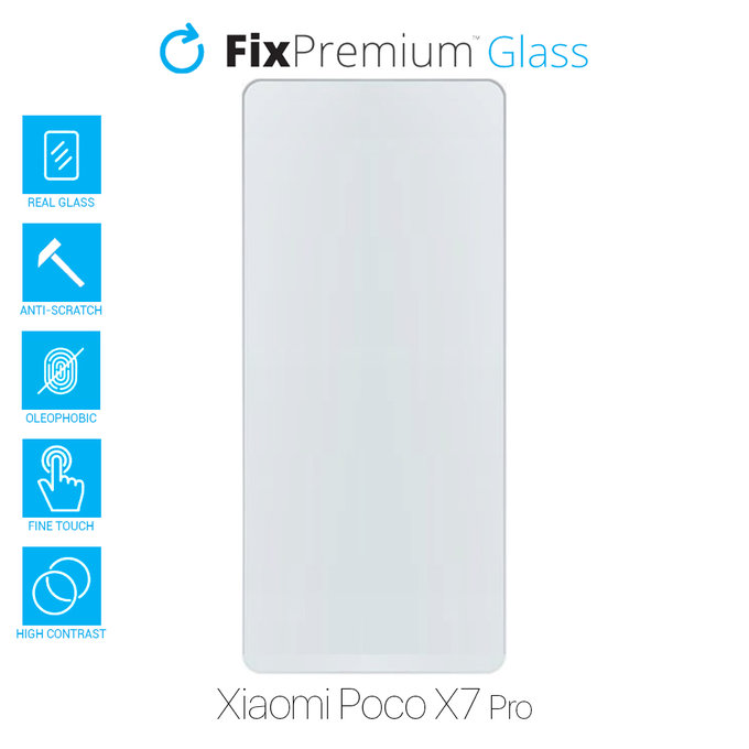 FixPremium Glass - Edzett üveg - Xiaomi Poco X7 Pro 2412DPC0AG