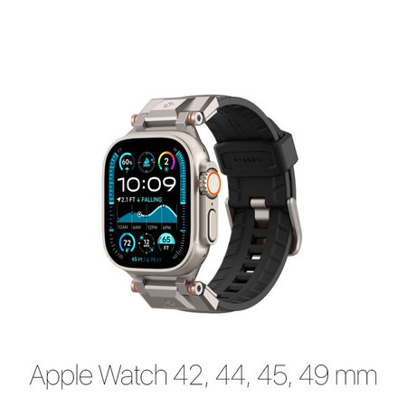 Spigen - Szíj Durapro Armor Apple Watch (42, 44, 45, 49mm), szürke