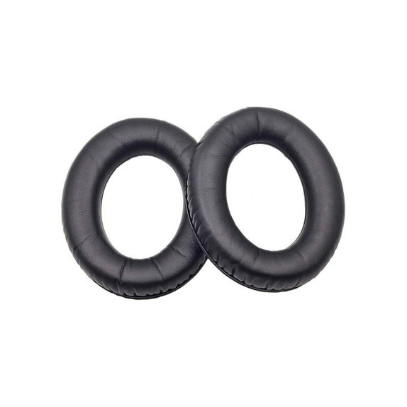 Csere fülpárnák Kingston HyperX Cloud Revolver fejhallgatóhoz, Memóriahab + PU bőr, Fekete, 1 pár