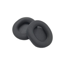 Csere fülpárnák SteelSeries Arctis fejhallgatóhoz, Memóriahab + Szövet, Fekete, 1 pár