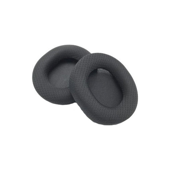 Csere fülpárnák SteelSeries Arctis fejhallgatóhoz, Memóriahab + Szövet, Fekete, 1 pár