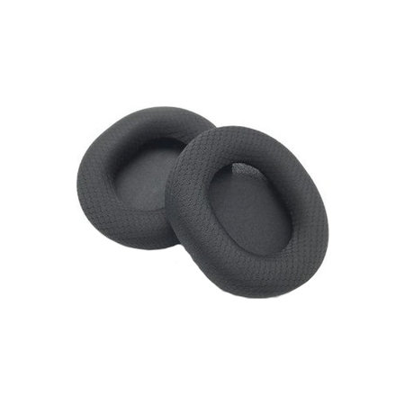 Csere fülpárnák SteelSeries Arctis fejhallgatóhoz, Memóriahab + Szövet, Fekete, 1 pár
