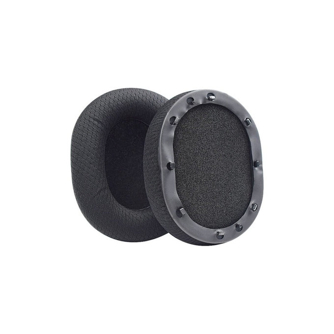 Csere fülpárnák Razer BlackShark fejhallgatóhoz, Memóriahab + Szövet, Fekete, Hűtő gél, 1 pár