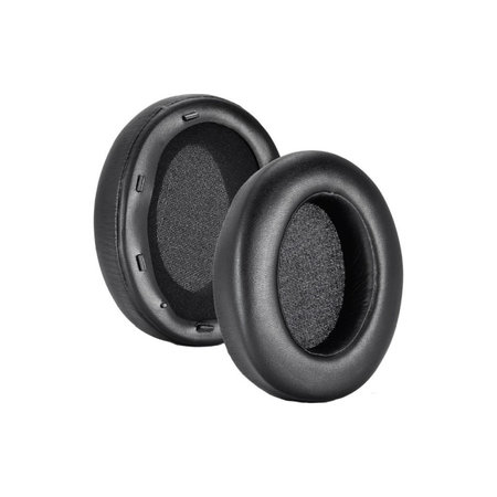 Csere fülpárnák Sony WH-XB910N fejhallgatóhoz, Memóriahab + PU bőr, Fekete, 1 pár