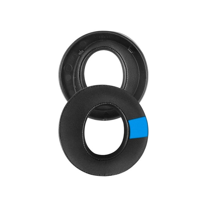 Csere fülpárnák Sony Playstation 5 Pulse 3D PS5 fejhallgatóhoz, Memóriahab + PU bőr, Fekete, Hűtő gél, 1 pár