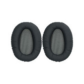 Csere fülpárnák Sony WH-CH710N fejhallgatóhoz, Memóriahab + PU bőr, Fekete, 1 pár