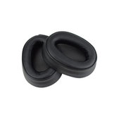 Csere fülpárnák Sony WH-H900N fejhallgatóhoz, Memóriahab + PU bőr, Fekete, 1 pár