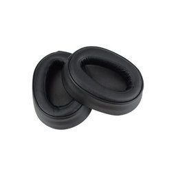 Csere fülpárnák Sony WH-H900N fejhallgatóhoz, Memóriahab + PU bőr, Fekete, 1 pár
