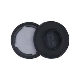 Csere fülpárnák JBL Live 400BT, 460NC fejhallgatóhoz, Memóriahab + PU bőr, Fekete, 1 pár