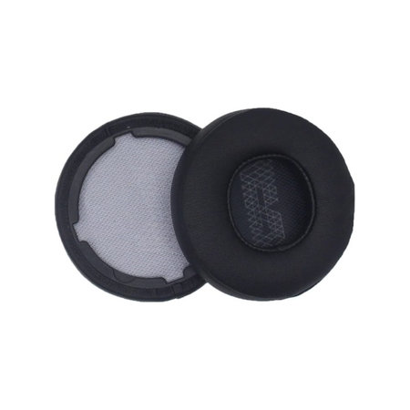 Csere fülpárnák JBL Live 400BT, 460NC fejhallgatóhoz, Memóriahab + PU bőr, Fekete, 1 pár