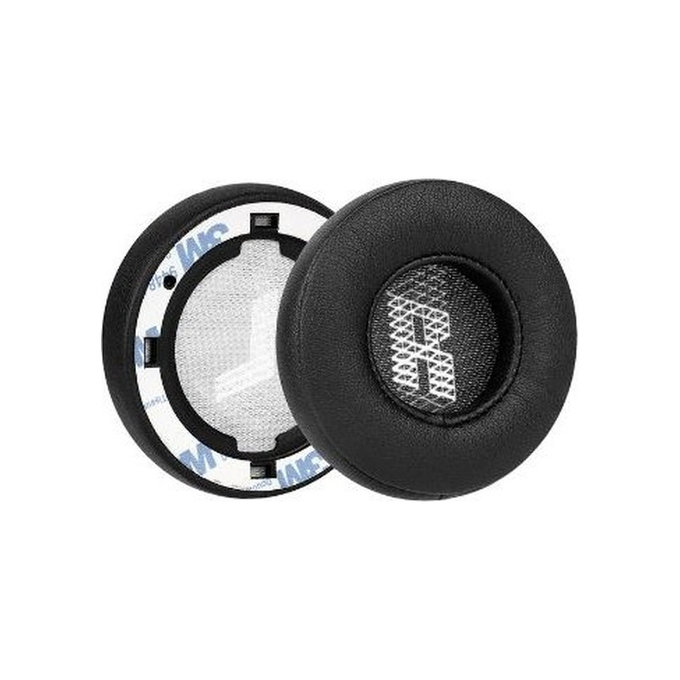 Csere fülpárnák JBL E45BT fejhallgatóhoz, Memóriahab + PU bőr, Fekete, 1 pár