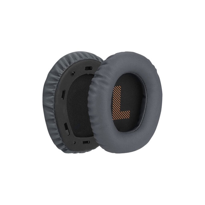 Csere fülpárnák JBL Quantum 100 fejhallgatóhoz, Memóriahab + PU bőr, Sötétszürke, 1 pár