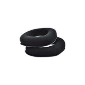 Csere fülpárnák Logitech Astro A40, A50 fejhallgatóhoz, Memóriahab + Szövet, Fekete, 1 pár
