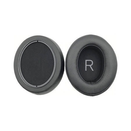 Csere fülpárnák Sennheiser Momentum 3.0 fejhallgatóhoz, Memóriahab + PU bőr, Fekete, 1 pár