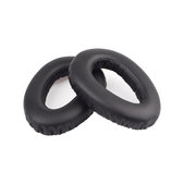 Csere fülpárnák Sennheiser PXC550 fejhallgatóhoz, Memóriahab + PU bőr, Fekete, 1 pár