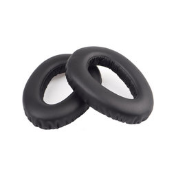 Csere fülpárnák Sennheiser PXC550 fejhallgatóhoz, Memóriahab + PU bőr, Fekete, 1 pár