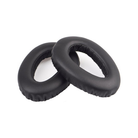 Csere fülpárnák Sennheiser PXC550 fejhallgatóhoz, Memóriahab + PU bőr, Fekete, 1 pár