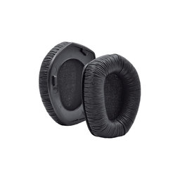 Csere fülpárnák Sennheiser HDR175, RS175 fejhallgatóhoz, Memóriahab + PU bőr, Fekete, 1 pár