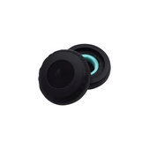 Csere fülpárnák Philips Fidelio M1 fejhallgatóhoz, PU bőr, Fekete, 1 pár