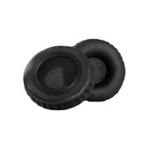 Csere fülpárnák Philips SHB3060fejhallgatóhoz, Memóriahab + PU bőr, Fekete, 1 pár