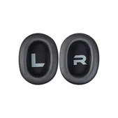Csere fülpárnák AKG K361, K371 fejhallgatóhoz, Memóriahab + PU bőr, Fekete, 1 pár