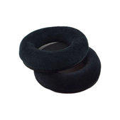 Csere fülpárnák AKG K702 fejhallgatóhoz, Memóriahab + Velúr, Fekete, 1 pár
