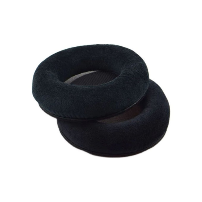Csere fülpárnák AKG K702 fejhallgatóhoz, Memóriahab + Velúr, Fekete, 1 pár