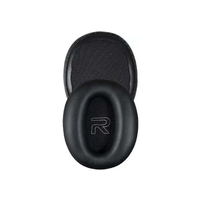 Csere fülpárnák Edifier W800BT fejhallgatóhoz, Memóriahab + PU bőr, Fekete, 1 pár