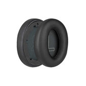 Csere fülpárnák Anker Soundcore Life Q20 fejhallgatóhoz, Memóriahab + PU bőr, Fekete, 1 pár