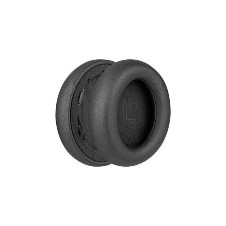 Csere fülpárnák Anker Soundcore Life Q30, Q35 fejhallgatóhoz, Memóriahab + PU bőr, Fekete, 1 pár