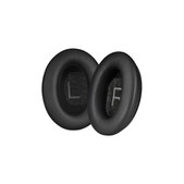 Csere fülpárnák Bose QuietComfort 45 fejhallgatóhoz, Memóriahab + PU bőr, Fekete, 1 pár