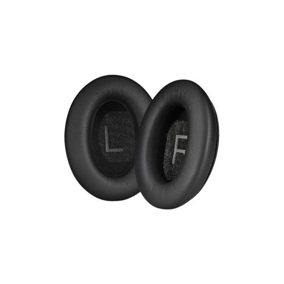 Csere fülpárnák Bose QuietComfort 45 fejhallgatóhoz, Memóriahab + PU bőr, Fekete, 1 pár