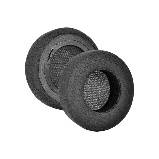 Csere fülpárnák Corsair Virtuoso RGB fejhallgatóhoz, Memóriahab + Szövet, Fekete, 1 pár