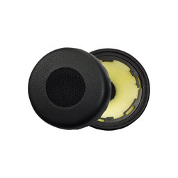 Csere fülpárnák Jabra Evolve 75, 75+, UC, MS fejhallgatóhoz, Memóriahab + PU bőr, Fekete, 1 pár
