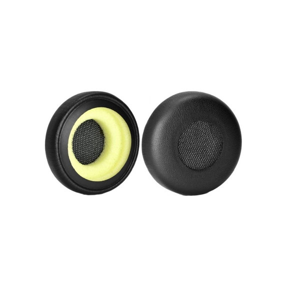 Csere fülpárnák Jabra Evolve 20, 30, 40 fejhallgatóhoz, PU bőr, Fekete, 1 pár