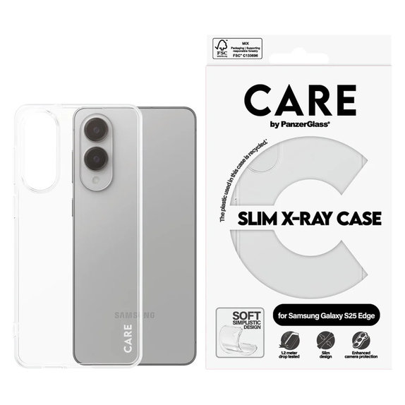 Tok X-Ray Samsung Galaxy S25 Edge készülékhez, Átlátszó, PanzerGlass