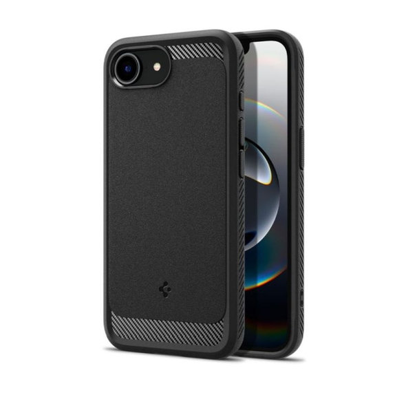 Spigen - Tok Rugged Armor MagSafe iPhone 16e, Matte Black