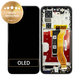 Honor 400 Pro - LCD Kijelző + Érintőüveg + Keret (Lunar Grey) - 0235APLD Genuine Service Pack