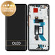 Xiaomi Poco X7 24095PCADG - LCD Kijelző + Érintőüveg + Keret (Black) - 5600010O16P00 Genuine Service Pack