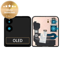 Xiaomi Mix Flip 2405CPX3DC - LCD Kijelző + Érintőüveg (Extern) (Black) - 560004000N800 Genuine Service Pack