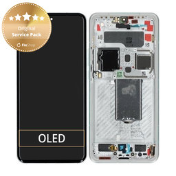 Xiaomi 15 Ultra 5G - LCD Kijelző + Érintőüveg + Keret (Silver White) - 560005000O100 Genuine Service Pack