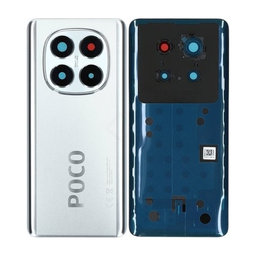 Xiaomi Poco X7 24095PCADG - Akkumulátor Fedőlap (Silver) - 5600060O16P00 Genuine Service Pack