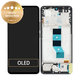 Xiaomi Redmi Note 14 5G 24094RAD4G - LCD Kijelző + Érintőüveg + Keret (Midnight Black) - 56002000O1700 Genuine Service Pack