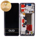 Motorola Edge 60 Pro - LCD Kijelző + Érintőüveg + Keret (Sparkling Grape) - 5D68C30047 Genuine Service Pack